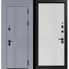 СТАЛЛЕР Бионика 3К90 TOR ЮР-40 RAL 7024 - ЮР-40 RAL 9003| Входная металлическая дверь 