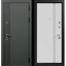 СТАЛЛЕР Вивара 3К90 ШП-1 RAL 7021 - ЮР22 RAL 9003| Входная металлическая дверь 