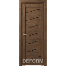 D2 DEFORM ДО черный лак 800*2000 Дуб шале корица