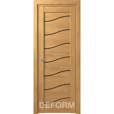 D2 DEFORM ДО черный лак 800*2000 Дуб шале натуральный