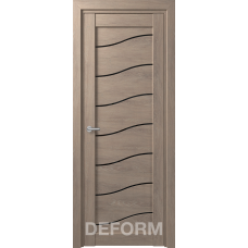 D2 DEFORM ДО черный лак 800*2000 Дуб шале седой
