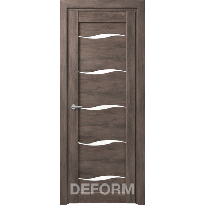 D1 DEFORM ДО белый лак 800*2000 Дуб шале графит