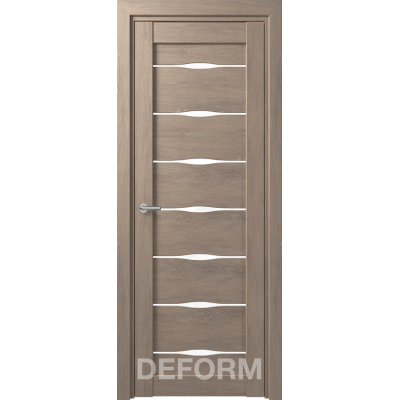 D3 DEFORM ДО белый лак 800*2000 Дуб шале седой