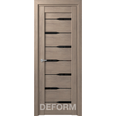 D4 DEFORM ДО черный лак 800*2000 Дуб шале седой