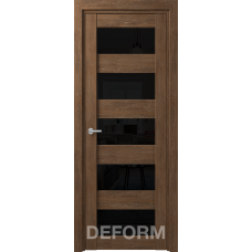 D12 DEFORM ДО черный лак 800*2000 Дуб шале корица