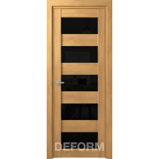 D12 DEFORM ДО черный лак 800*2000 Дуб шале натуральный