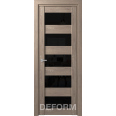 D12 DEFORM ДО черный лак 800*2000 Дуб шале седой