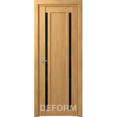 D13 DEFORM ДО черный лак 800*2000 Дуб шале натуральный