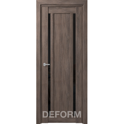 D13 DEFORM ДО черный лак 800*2000 Дуб шале графит