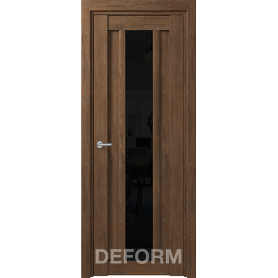 D14 DEFORM ДО черный лак 800*2000 Дуб шале корица