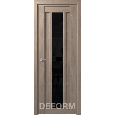 D14 DEFORM ДО черный лак 800*2000 Дуб шале седой