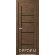 D15 DEFORM ДО черный лак 800*2000 Дуб шале корица