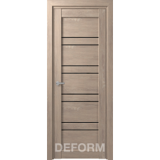 D15 DEFORM ДО черный лак 800*2000 Дуб шале седой