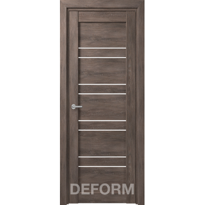D15 DEFORM ДО белый лак 800*2000 Дуб шале графит