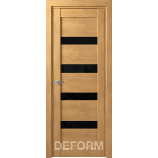 D16 DEFORM ДО черный лак 800*2000 Дуб шале натуральный