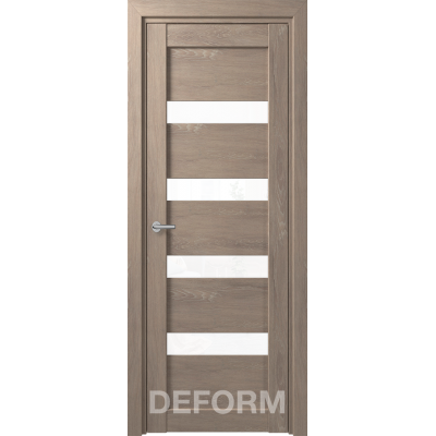 D16 DEFORM ДО белый лак 800*2000 Дуб шале седой