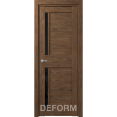 D17 DEFORM ДО черный лак 800*2000 Дуб шале корица
