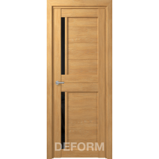 D17 DEFORM ДО черный лак 800*2000 Дуб шале натуральный