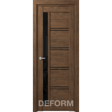 D19 DEFORM ДО черный лак 800*2000 Дуб шале корица