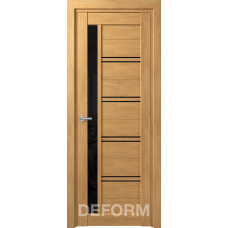 D19 DEFORM ДО черный лак 800*2000 Дуб шале натуральный