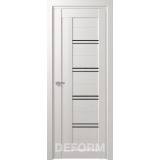 D18 DEFORM ДО черный лак 800*2000 Дуб шале снежный