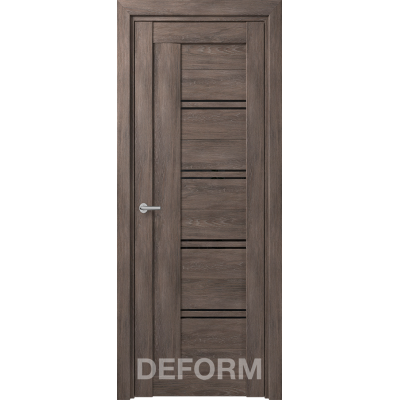 D18 DEFORM ДО черный лак 800*2000 Дуб шале графит
