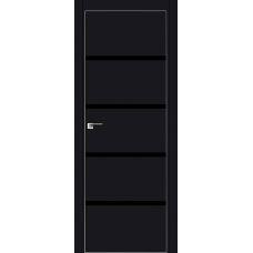 20E черный лак 800*2000 Черный матовый хром с 4-х сторон