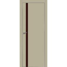 6E коричневый лак 800*2000 Шеллгрей хром с 4-х сторон