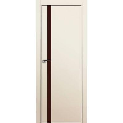 6E коричневый лак 800*2000 Магнолия сатинат хром черная с 4-х сторон