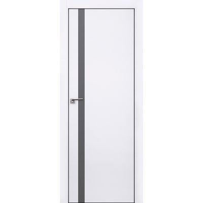 6E серебряный мат.лак 800*2000 Аляска хром черная с 4-х сторон