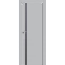 6E серебряный мат.лак 800*2000 Манхэттен хром черная с 4-х сторон