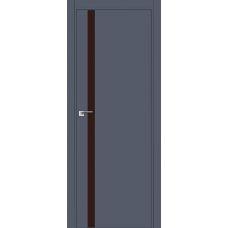 6E (ABS) коричневый лак 800*2000 Антрацит кромка в цвет