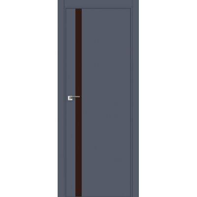 6E (ABS) коричневый лак 800*2000 Антрацит кромка в цвет