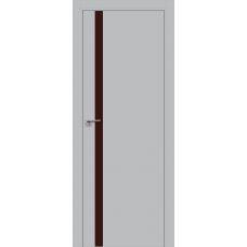 6E (ABS) коричневый лак 800*2000 Манхэттен кромка в цвет