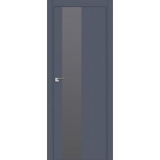 5E (ABS) серебряный мат.лак 800*2000 Антрацит кромка в цвет