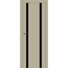 9E (ABS) черный лак 800*2000 Шеллгрей кромка в цвет