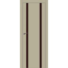 9E (ABS) коричневый лак 800*2000 Шеллгрей кромка в цвет