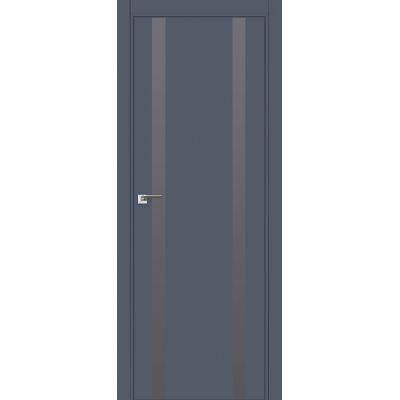 9E (ABS) серебряный мат.лак 800*2000 Антрацит кромка в цвет