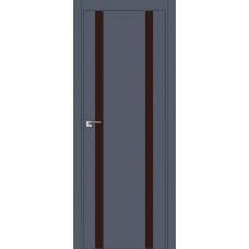 9E (ABS) коричневый лак 800*2000 Антрацит кромка в цвет