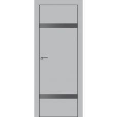 3E серебряный мат.лак 800*2000 Манхэттен хром черная с 4-х сторон