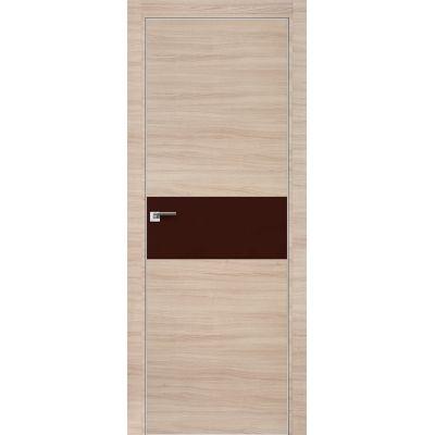 4Z коричневый лак 800*2000 Капучино кроскут хром с 4-х сторон