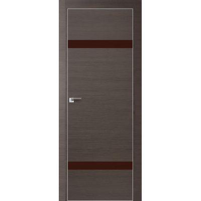 3Z коричневый лак 800*2000 Грей кроскут матовая с 4-х сторон