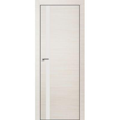 6Z белый лак 800*2000 Эшвайт кроскут хром черная с 4-х сторон