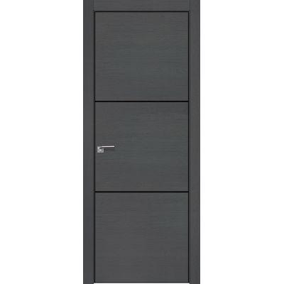 2ZN 800*2000 Грувд хром черная с 4-х сторон