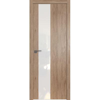 5ZN (ABS) белый лак 800*2000 Дуб салинас светлый кромка в цвет