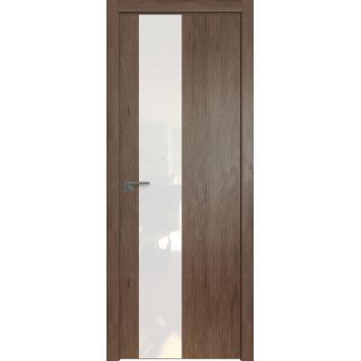 5ZN (ABS) белый лак 800*2000 Дуб салинас темный кромка в цвет