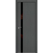 6ZN коричневый лак 800*2000 Грувд хром черная с 4-х сторон