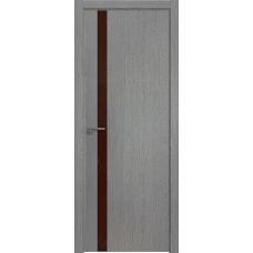 6ZN (ABS) коричневый лак 800*2000 Грувд кромка в цвет