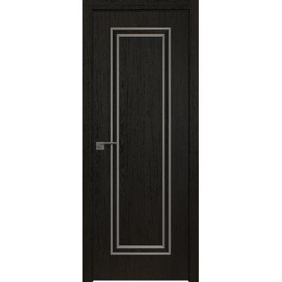 50ZN 800*2000 Даркбраун кромка ABS в цвет Багет внеш. серебро глянец