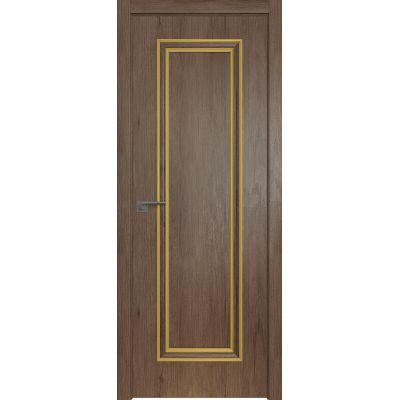 50ZN 800*2000 Дуб салинас темный кромка ABS в цвет Багет внеш. золото глянец